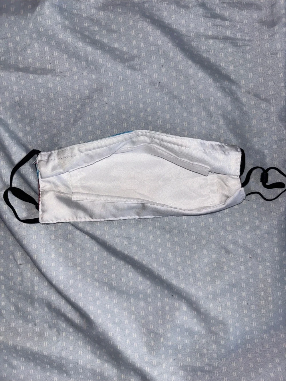 Graphic Face Print Cloth Mask with Red Lips